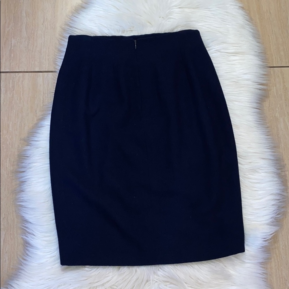 Celine Paris Wool Pencil Skirt - Picture 3 of 4
